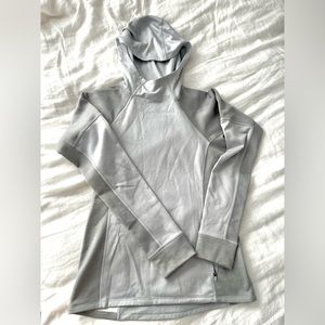 The North face hooded pullover fleece sweater SMALL